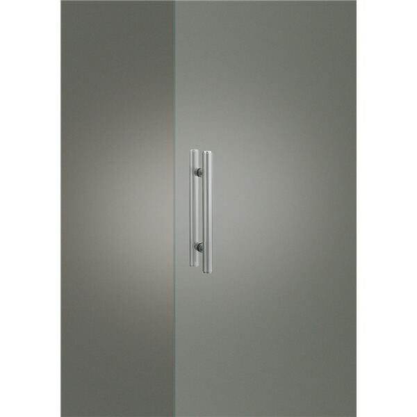 ユニオンドアハンドル　押し棒タイプ　品番：G580-26-038-L400(直送品、扉厚：8~15mm,ご指示下さい。)｜佐勘金物店