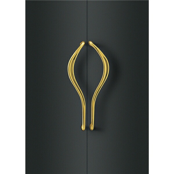 ユニオンドアハンドル　押し棒タイプ　品番：T1051-15-001-L (直送品、扉厚：36~44mm,ご指示下さい。)