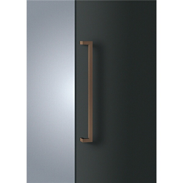 ユニオンドアハンドル 押し棒タイプ 品番:T1550-25-047-L750(直送品、扉厚:39~48mm,ご指示下さい。)|佐勘金物店