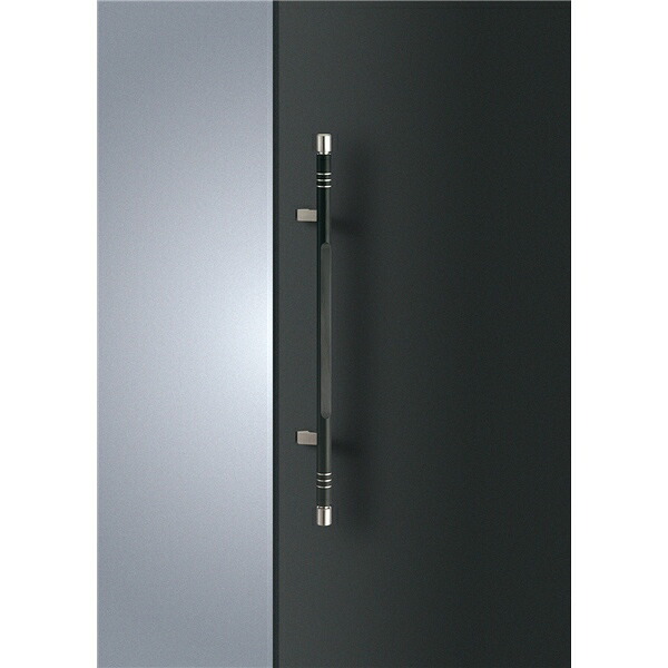 ユニオンドアハンドル　押し棒タイプ　品番：T2412-36-107-L800(直送品、扉厚：38~43mm,ご指示下さい。)｜佐勘金物店