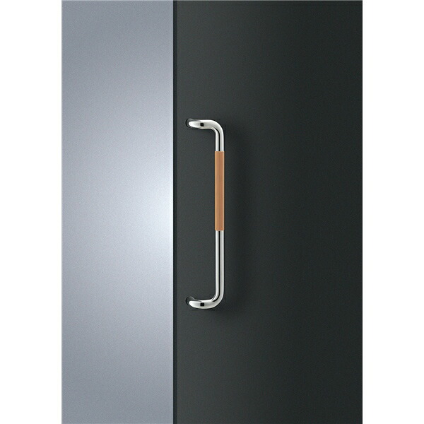 ユニオンドアハンドル　押し棒タイプ　品番：T2770-10-120-L600-L (直送品、扉厚：25~53mm,ご指示下さい。)