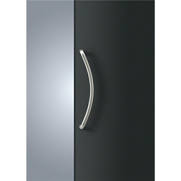ユニオンドアハンドル 押し棒タイプ 品番:T6010-01-023-L600(直送品、扉厚:25~52mm,ご指示下さい。)|佐勘金物店