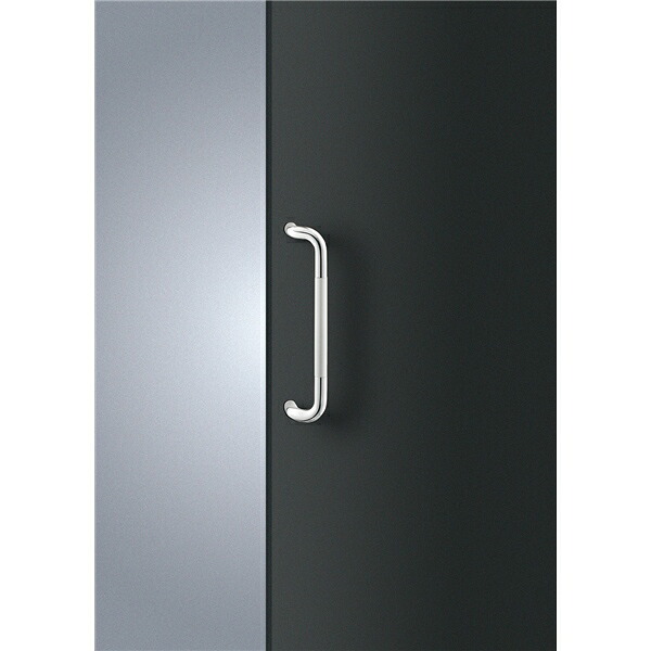 ユニオンドアハンドル　押し棒タイプ　品番：T8022-01-024-L400 (直送品、扉厚：25~53mm,ご指示下さい。)