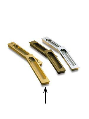 ユニオンドアハンドル　掘込タイプ　品番：TH-2106L-BSS (直送品、扉厚：27~36mm,ご指示下さい。)