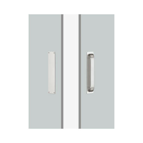 ユニオンドアハンドル　プレートタイプ　品番：T5203-01-023-L330(直送品、扉厚：28~48mm,ご指示下さい。)｜佐勘金物店