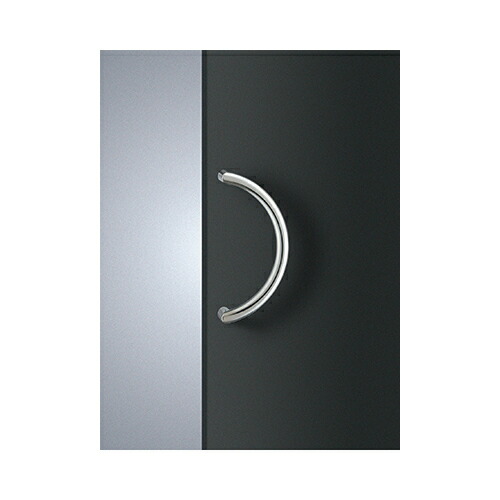 ユニオンドアハンドル　押し棒タイプ　品番：T5580-01-001-L400 (直送品、扉厚：25~53mm,ご指示下さい。)