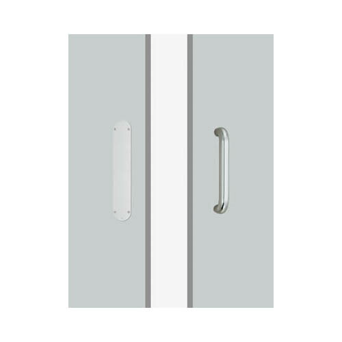 ユニオンドアハンドル　プレートタイプ　品番：T5612-01-023-L500 (直送品、扉厚：25~48mm,ご指示下さい。)