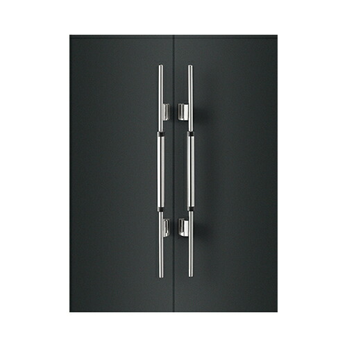 ユニオンドアハンドル　押し棒タイプ　品番：T6050-06-018 (直送品、扉厚：36~48mm,ご指示下さい。)
