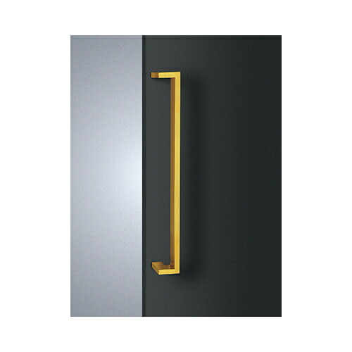 ユニオンドアハンドル 押し棒タイプ 品番:T685-15-001-L750 (直送品、扉厚:25~50mm,ご指示下さい。)