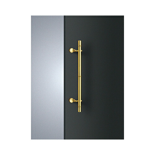 ユニオンドアハンドル 押し棒タイプ 品番:T928-15-001(直送品、扉厚:31~43mm,ご指示下さい。)|佐勘金物店