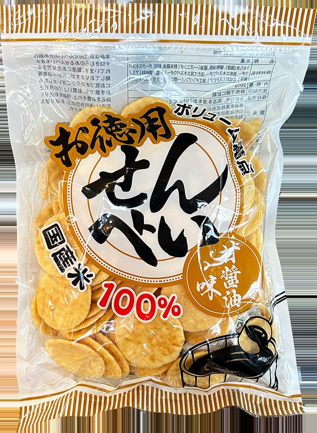 楽天市場】酒田米菓 お徳用せんべい 甘醤油味 【煎餅 せんべい