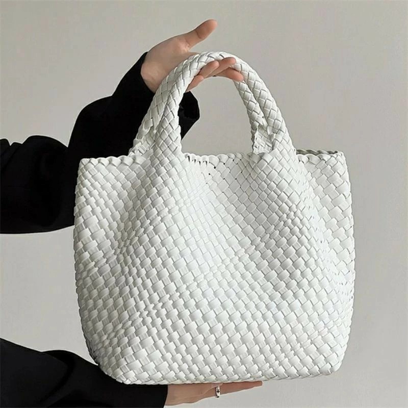 ハッチママ専用 オサム　トートバッグ　ハンドバッグ　編み込み　イントレ ハッチママ専用 オサム トートバッグ ハンドバッグ 編み込み