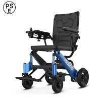 わずか35ポンドの折りたたみ式電動車椅子、軽量ポータブル電動車椅子、人間工学に基づいたバンドル、どんな車のトランクにもフィットするユーザーフレンドリーな