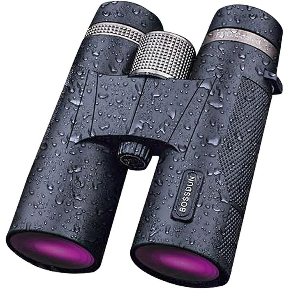 望遠鏡 双眼鏡 10倍42x12 HD高倍率 42mm口径【視覚体験へのこだわり】防振 Bak4搭載 FMC 本格的 高透過率 ライブ/コンサート/野鳥観賞/オーペア/観劇/スポーツ観戦/天体観測/登山など適用 酔いにくい 大口径 広角 IP67防水 ブラック|サカツクストア