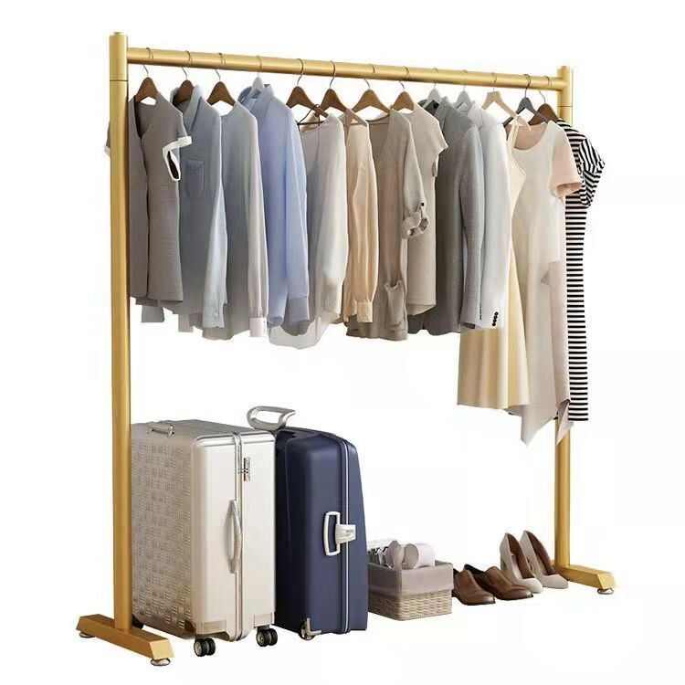 選べる4サイズ×2カラー 大容量 ハンガーラック 洋服掛けスタンド 衣類収納ラック 省スペース設計 組立簡単 パイプハンガー付き シンプル 北欧風 モダン 一人暮らし 新生活 引越し 7,320円