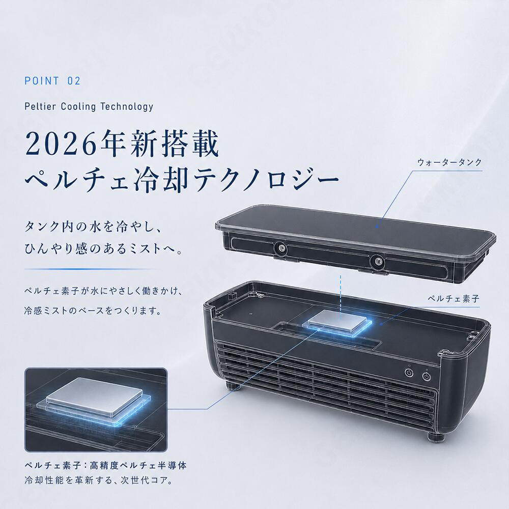 SNSで大バズり中・楽天1位・メーカー3年保証・2026最新モデル】 クール