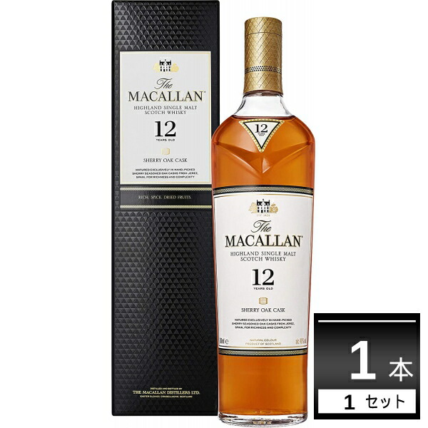 楽天市場】ザ・マッカラン12年 700ml 箱入 【1本】：酒やビック 楽天市場店