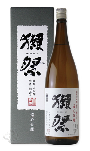 獺祭 純米大吟醸 磨き三割九分 遠心分離 1800ml 【日本酒/旭酒造/だっさい】【箱付き】【ギフト お誕生日 内祝 母の日 父の日 退職 御中元 クリスマス 御歳暮 御年賀】