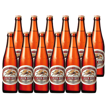 キリンビール神戸工場産 キリンラガービール 大瓶(633ml)×12本