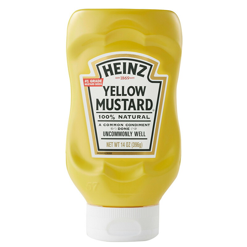 ハインツ HEINZ イエローマスタード 396g 12個 1ケース 業務用 調味料 料理 調理 ソース 送料無料 北海道 沖縄は送料1000円 クール便は800円加算