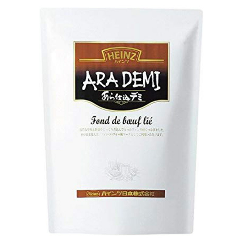ハインツ HEINZ あら仕込デミ 3kg 4個入り 1ケース 業務用 調味料 料理 調理 ソース デミグラスソース 送料無料 北海道 沖縄は送料1000円 クール便は800円加算 8,176円