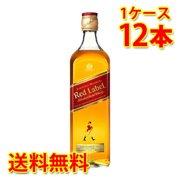 ジョニーウォーカー レッドラベル 1000ml 1L×12本 1ケース 送料無料 北海道 沖縄は送料1000円加算 クール便は800円加算 代引不可 同梱不可 日時指定不可