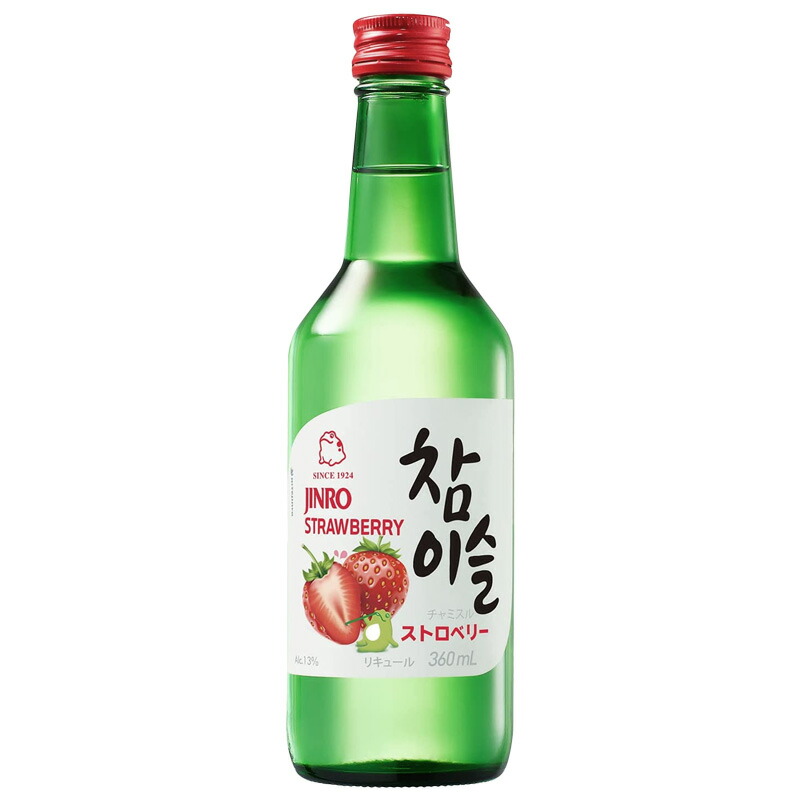 JINRO チャミスル ストロベリー 360ml 1ケース20本入り リキュール 送料無料 北海道 沖縄は送料1000円 クール便は800円加算