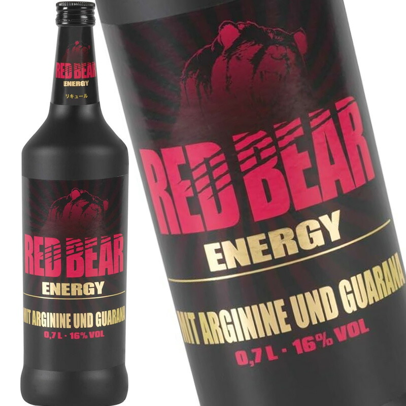 楽天市場】レッド ベア エナジー 16度 700ml : 酒類の総合専門店