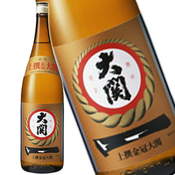 大関 上撰 金冠 1.8L 6本セット 日本酒 送料無料 北海道 沖縄は送料1000円 クール便は800円加算 ダンボール配送｜サカツコーポレーション店 10,636円