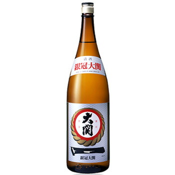 大関 銀冠 1.8L 1ケース 6本入り 日本酒 兵庫県 地酒 清酒 送料無料 北海道 沖縄は送料1000円 クール便は800円加算 ダンボール配送｜サカツコーポレーション店 7,860円
