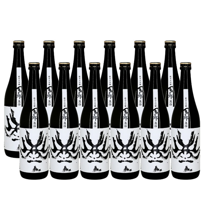 百十郎 純米大吟醸 黒面 720ml 1ケース 12本入り 日本酒 清酒 送料無料 北海道 沖縄は送料1000円加算 クール便は800円加算｜サカツコーポレーション店