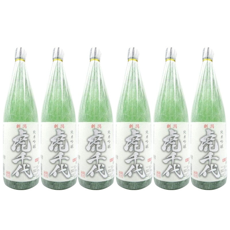 越つかの酒造 虎千代 純米吟醸酒 1800ml 日本酒 1.8L 1ケース 6本入り 清酒 送料無料 北海道 沖縄は送料1000円加算 クール便は800円加算 ダンボール配送