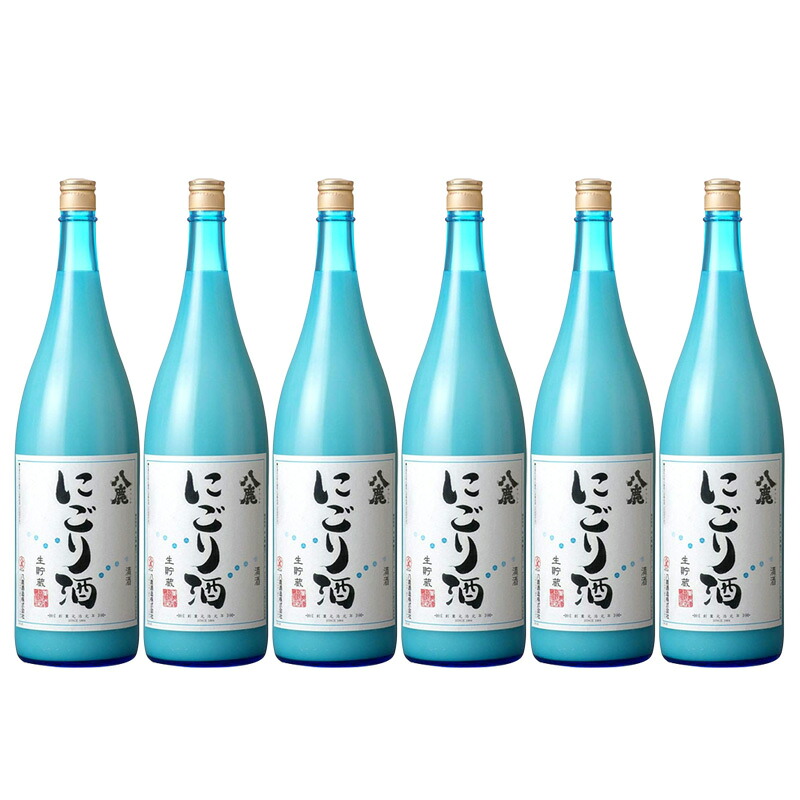 八鹿 にごり酒 1.8L 1800ml 1ケース 6本入り 日本酒 清酒 八鹿酒造 送料無料 北海道 沖縄は送料1000円 クール便は800円加算