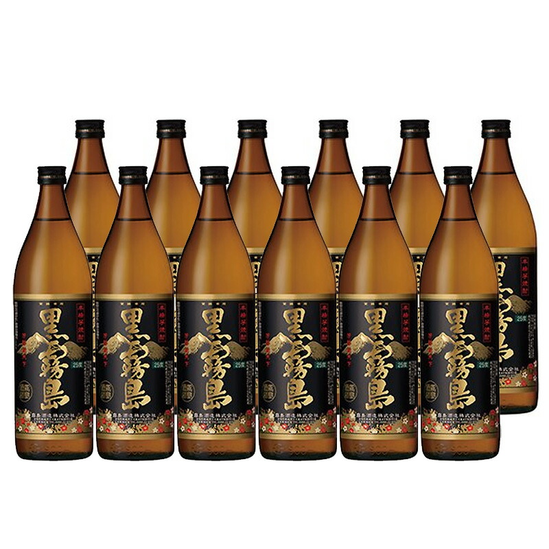 最低価格の 霧島酒造 黒霧島EX 芋焼酎 25度 瓶 900ml 12本 1ケース いも焼酎 宮崎 包装不可 他商品と同梱不可 クール便不可  fucoa.cl