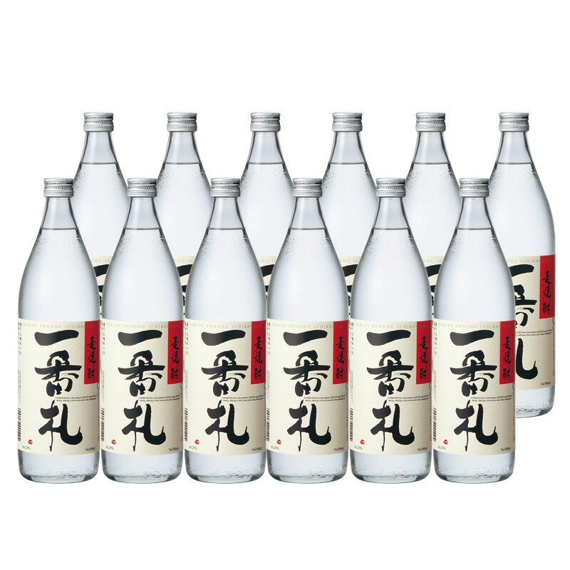 国産品 麦焼酎 一番札 25度 900ml 瓶 ×12本セット 本格焼酎 送料無料 北海道 沖縄は送料 1000円をご注文処理時に加算 fucoa.cl