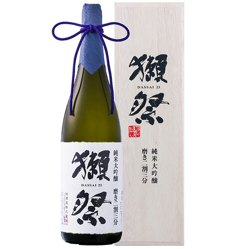 【日本酒】獺祭　純米大吟醸　磨き二割三分　木箱入り　1800ml
