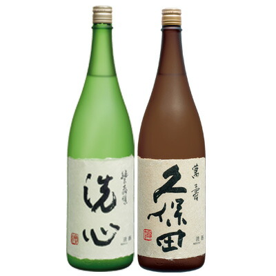 楽天市場】GB贈答【朝日酒造最高峰飲みくらべ】1800ml×2本 『久保田 萬