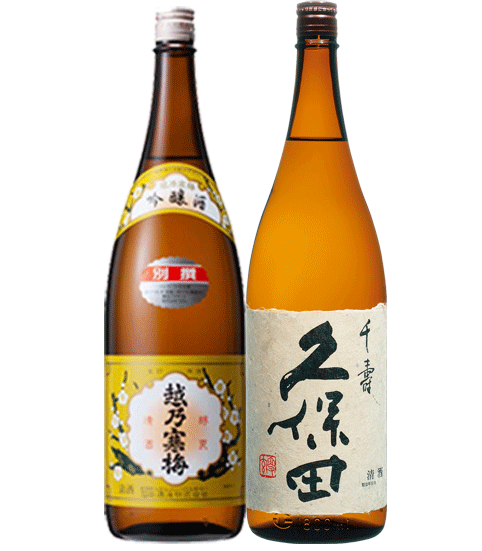 楽天市場】GB【飲み比べセット】720ml×2本【越乃寒梅vs久保田】日本酒