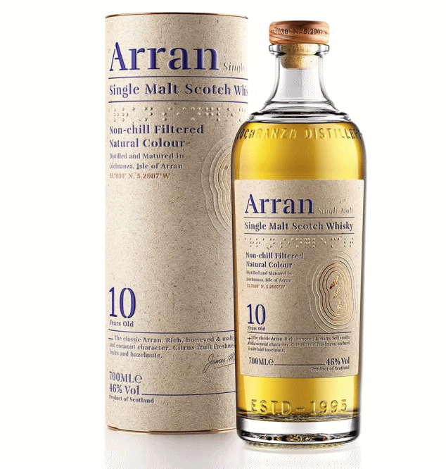 【新品】希少品　THE ARRAN(アラン) 10年　ウイスキー700ml　2本 新品】希少品 THE ARRAN(アラン) 10年 ウイスキー700ml 2本