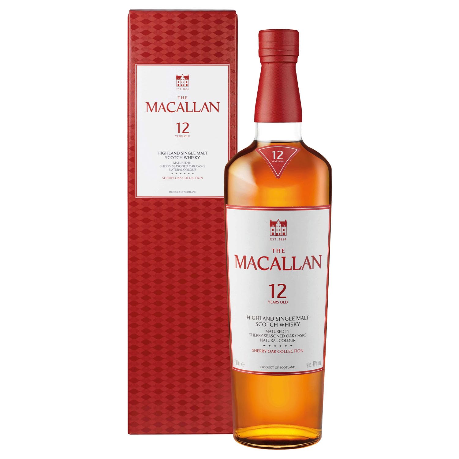 ザ・マッカラン12年【正規品】シェリー樽熟成 40度 700ml【箱入り】|良酒百貨ビーンズ