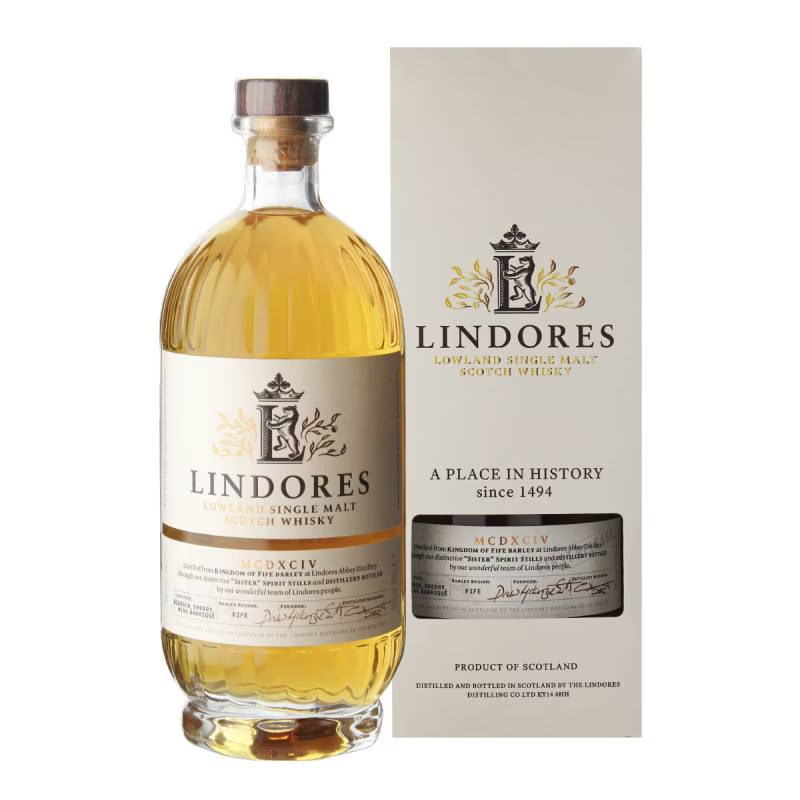 リンドーズ シングルモルト MCDXCIV 1494　46度 700ml 正規品 Lindores Single Malt Scotch Whisky MCDXCIV