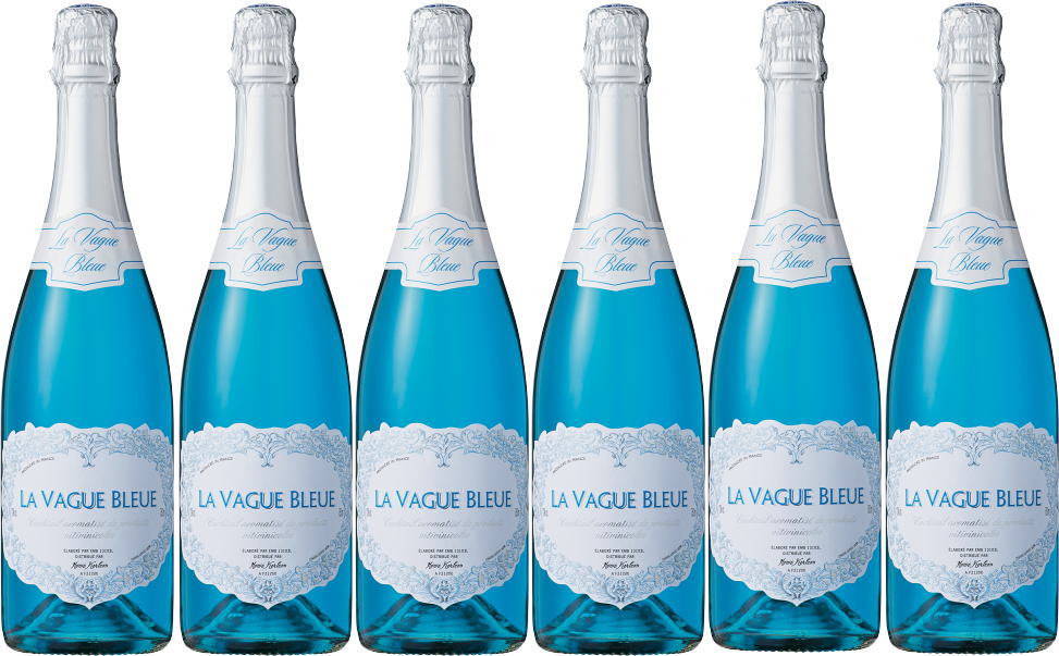 ■送料無料■6本まとめ買い!【6本セット】エルヴェ・ケルランラ・ヴァーグ・ブルー スパークリング 辛口スパークリング 750ml|良酒百貨ビーンズ