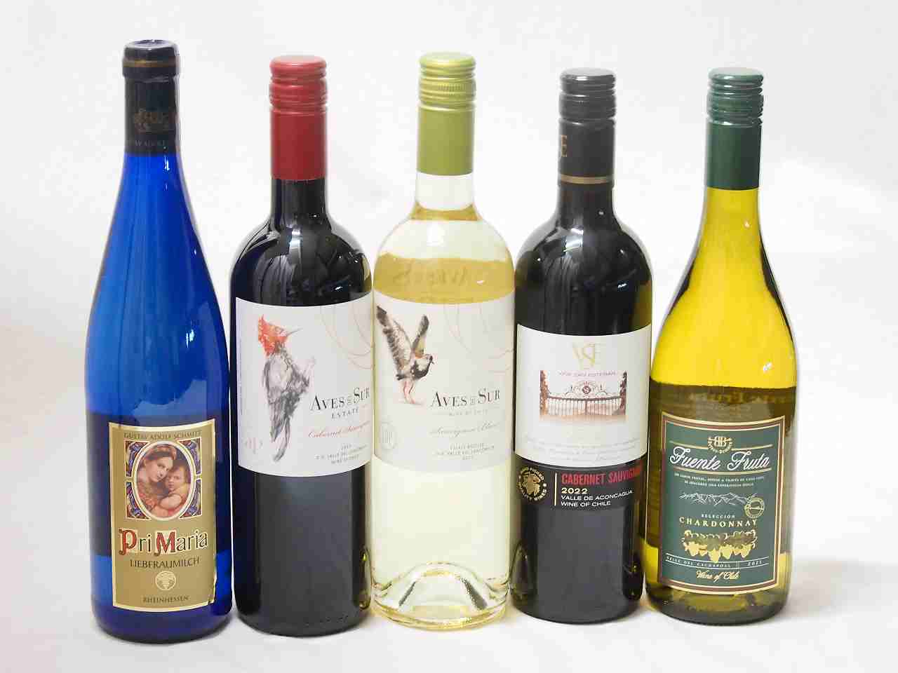 ワイン6本セット　古酒　高級　ドイツフランスチリポルトガル sake-001.jpg