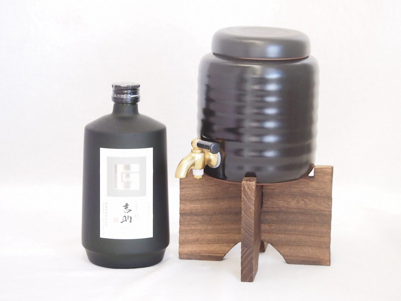 【最大2000円オフクーポン17日1:59迄】本格焼酎サーバー1000cc(18cm×24cm 1kg)セット霧島酒造 芋麹焼酎 白吉助 (宮崎県) 720ml×1本