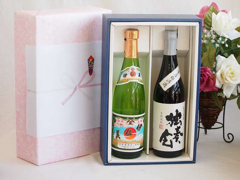 【最大2000円オフクーポン17日1:59迄】プレミアムギフトボックス芋焼酎伊佐美セット 麦焼酎独奏会 常圧粗濾過27°(大分県)720ml×2本