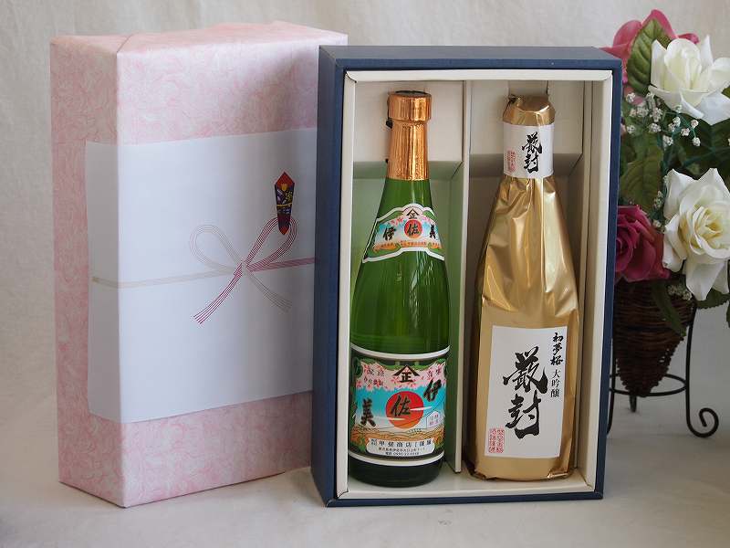 【最大2000円オフクーポン17日1:59迄】プレミアムギフトボックス芋焼酎伊佐美セット 日本酒厳封大吟醸15°(愛知県)720ml×2本