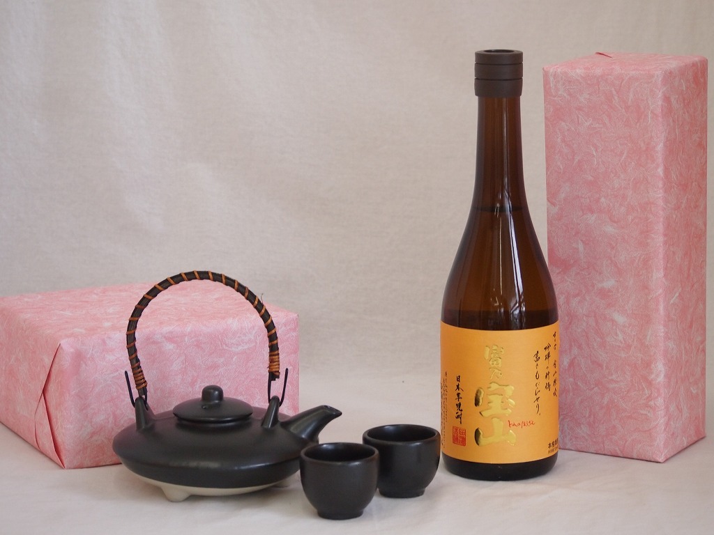 国産美濃焼 黒千代香2合セット2客ツル付(450g)西酒造 本格芋焼酎 富乃宝山 (鹿児島県) 720ml 6,322円