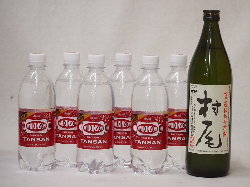 【最大2000円オフクーポン10日1:59迄】家のみ本格酎ハイ7本セット(ウイルキンソンタンサン 炭酸水ペット 芋焼酎 村尾(鹿児島県)) 500ml×6本 720ml×1本