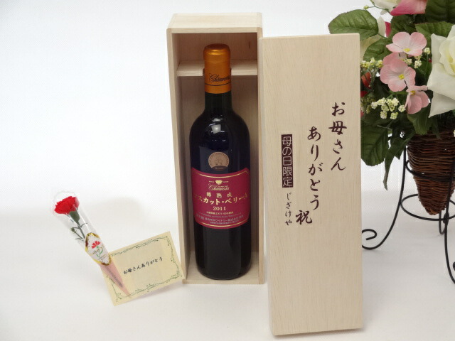  お誕生日や父の日に おとうさんありがとう木箱セット 日本産葡萄100%使用おたる醸造ナイヤガラ白ワインやや甘口 北海道 720ml  父の日カード付