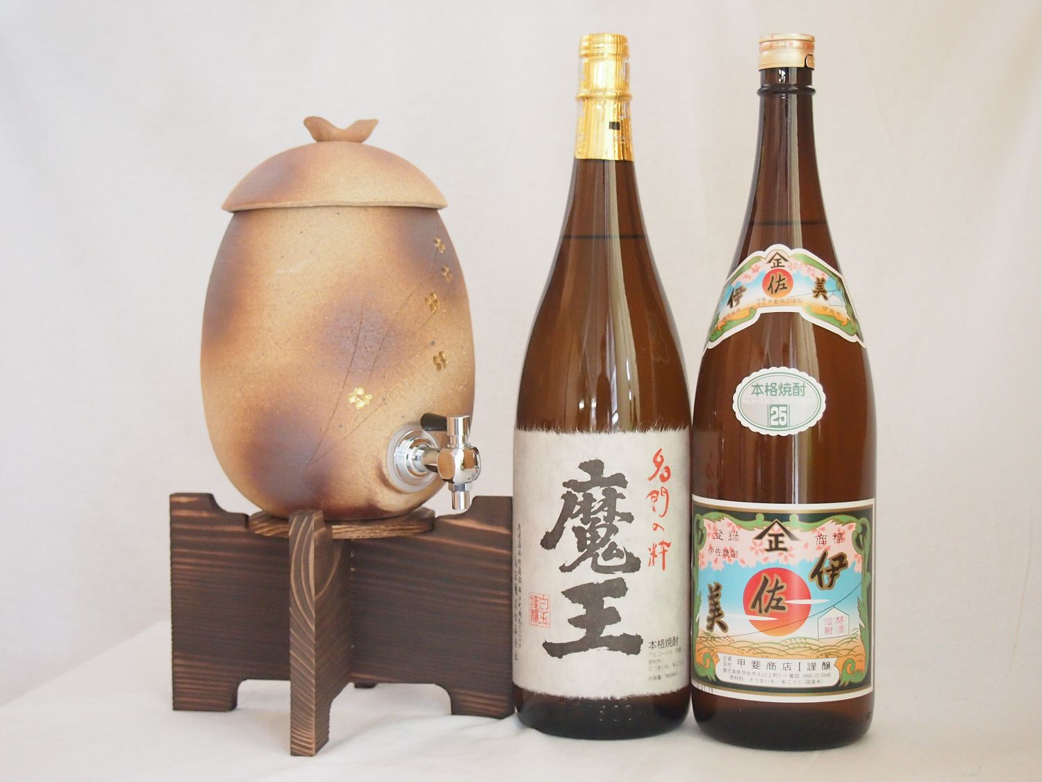 68%OFF!】 信楽焼 明山窯 焼酎サーバー 火色金小紋 2200ｃｃ 滋賀県 芋